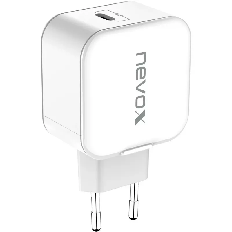 nevox 20W USB-C PD įkroviklis baltas maitinimo adapteris