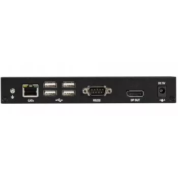 Juodabox Kvm Extender Catx - 4K SH DP USB 2.0 Serial Audio Local Video