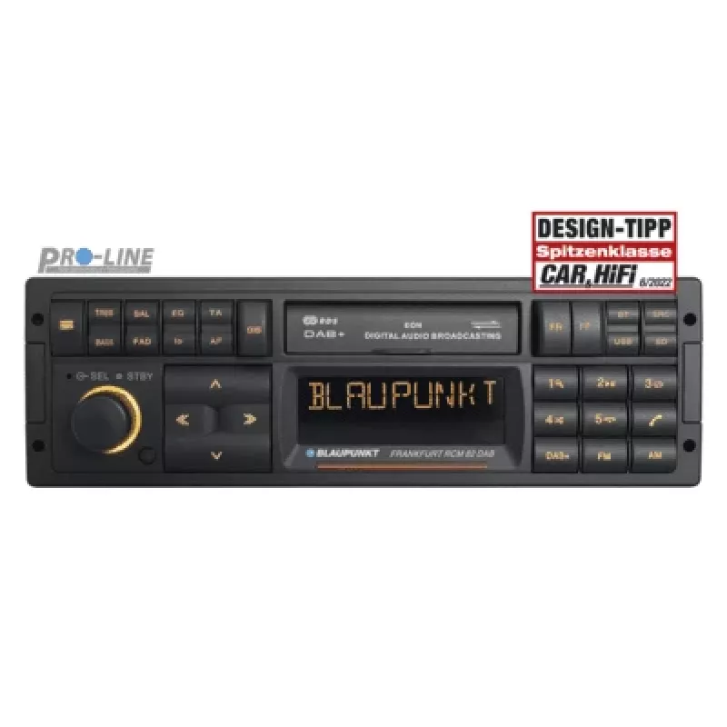 Automagnetola BLAUPUNKT Frankfurt RCM 82 4x50W Bluetooth – vieno DIN, 4 × 50 W išėjimas, Bluetooth ryšys