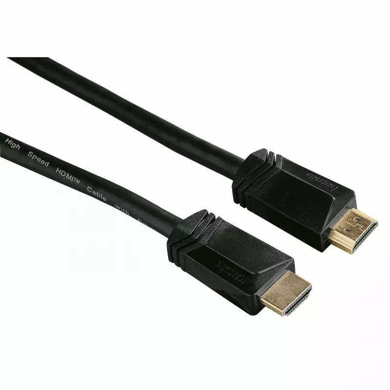 Hama HDMI/HDMI, 3 m HDMI kabelis HDMI Type A (Standard) juodas