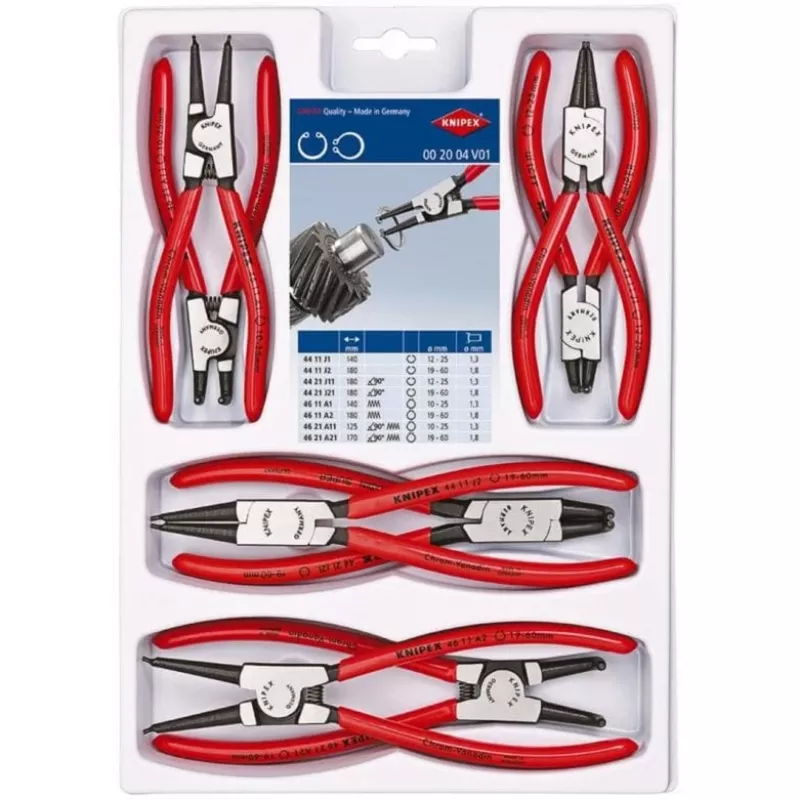 KNIPEX žiedinių replių rinkinys SEG. 8 vnt.