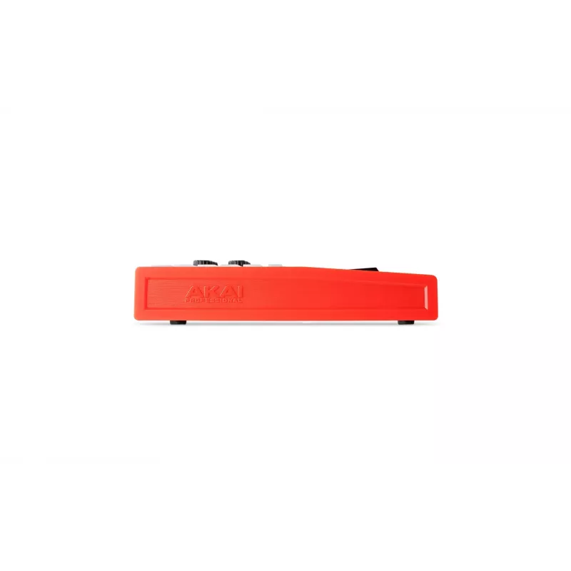 MIDI valdiklis AKAI APC Key 25 MK2 — 25 greičiui jautrūs klavišai, 40 pagalvėlių, RGB apšvietimas, 8 enkoderiniai valdikliai, maitinamas USB
