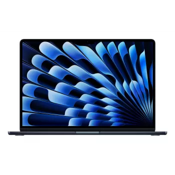 MacBook Air 15, Midnight, M4 (10-CPU/10-GPU), 16GB, 256GB, German, 35W Dual USB-C Port maitinimo adapteris, MW1L3D/A