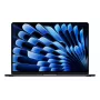 MacBook Air 15, Midnight, M4 (10-CPU/10-GPU), 16GB, 256GB, German, 35W Dual USB-C Port maitinimo adapteris, MW1L3D/A