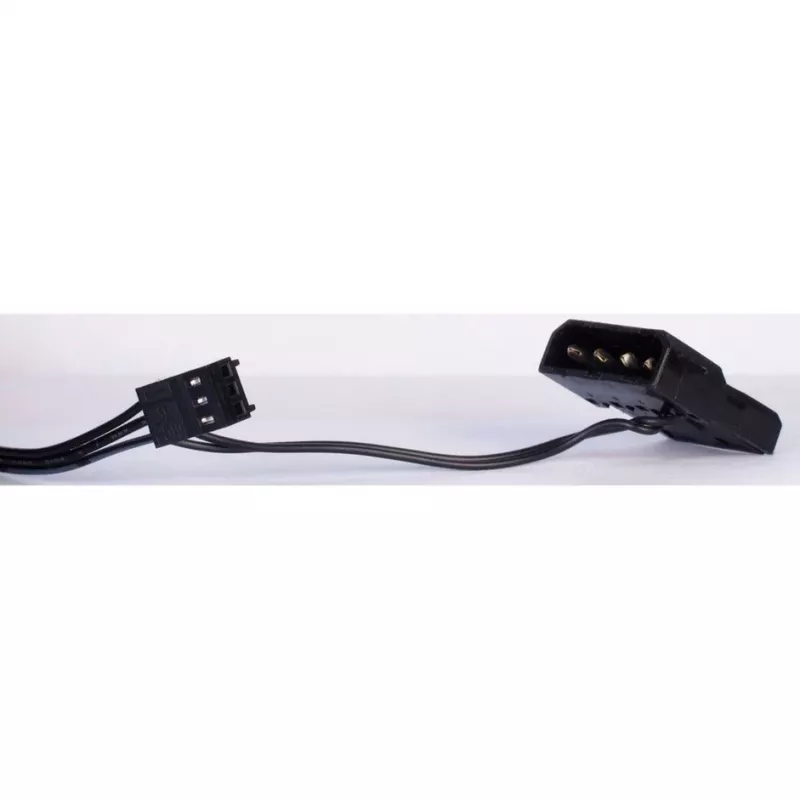 INTER-TECH Argus L-12025 120 mm korpuso ventiliatorius – juodas