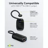 5 000 mAh maitinimo baterija, integruotas USB-C laidas 13 cm, 20 vatų (juoda, 5 Ah, 1x USB-A, 1x USB-C, PD, QC)