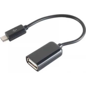 USB OTG išmaniojo telefono adapteris „ShiverPeaks 33904“ — OTG adapteris mobiliesiems įrenginiams