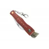 Peilis Speck Mushroom Maker's Knife CC-GC105 — sulankstomas grybautojo peilis su 75 mm lenktu plieno ašmenimis, kompasu, nešvarumų šepetėliu, karabinu, 11,4 cm sulankstytas