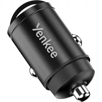 Automobilinis įkroviklis YENKEE CAR 01 Power Delivery 30W 2×USB-C