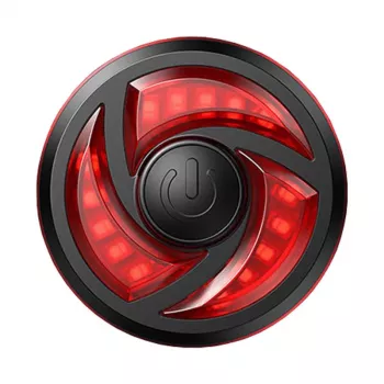 Galinis dviračio žibintas Superfire BTL02 USB, 330 mAh baterija, USB įkraunamas, galinis apsaugos žibintas