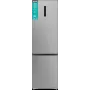 Šaldytuvas-šaldiklis Gorenje NRB620E61X4WFE, pastatomas, nerūdijantis plienas, bendra talpa 413 l, apatinis šaldiklis 130 l, NoFrost, LED ekranas
