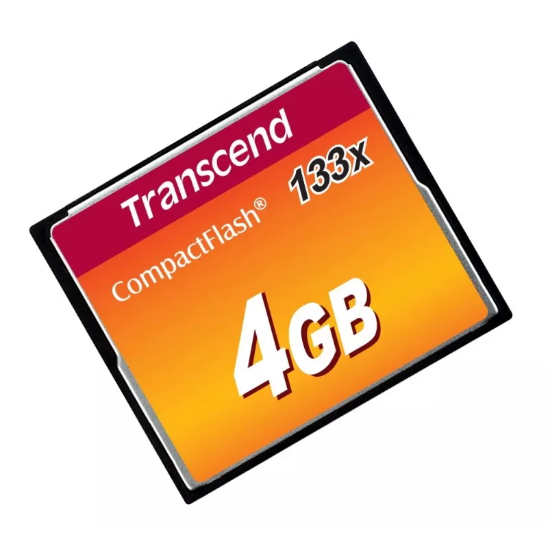 „Transcend“ „Flash“ atmintinė 4 GB „CompactFlash 133x“ TS4GCF133