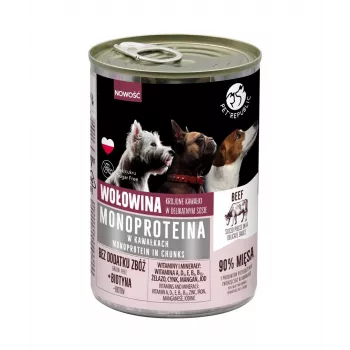 Šlapias šunų maistas PetRepublic PET REPUBLIC Monoprotein Beef 400 g