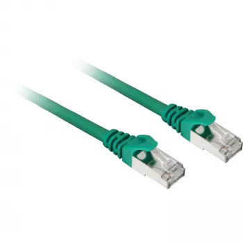 Tinklo kabelis Sharkoon Sharkoon komutacinis kabelis SFTP RJ-45 Cat.7a 10 m žalias