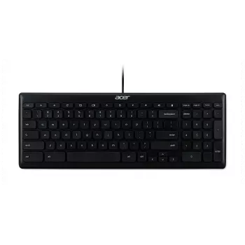 Laidinė USB klaviatūra Acer GP.KBD11.04F — Pilno dydžio QWERTY US International, juoda, 1,45 m laidas