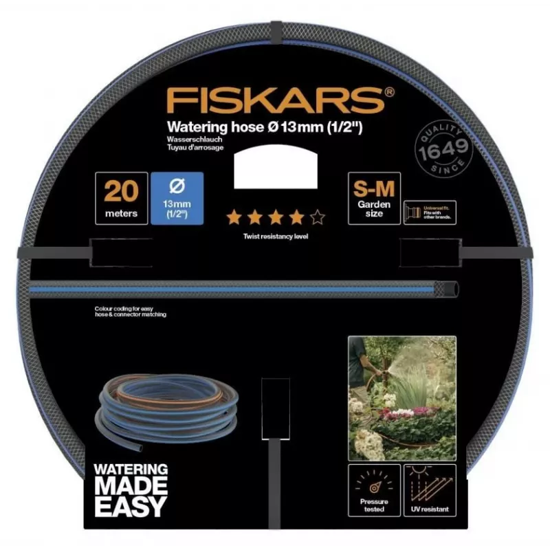FISKARS GARDEN HOSE 1/2 20m - Q4