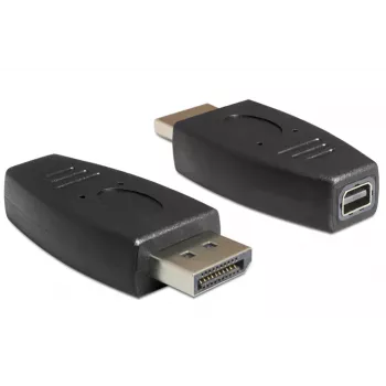 DeLOCK - DisplayPort adapteris - DisplayPort (V) į Mini DisplayPort (M) - Juoda