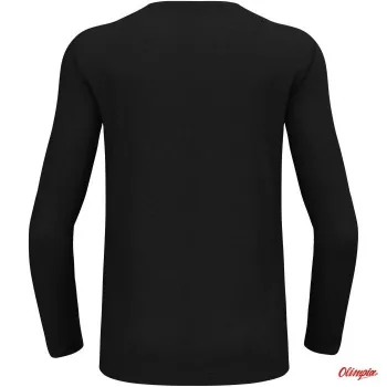 Odlo BL TOP crew neck l/s MERINO 200 vyriški marškinėliai, M dydis, juoda