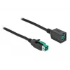 Maitinamas USB ilginimo laidas DeLOCK 85980 12 V 1 m