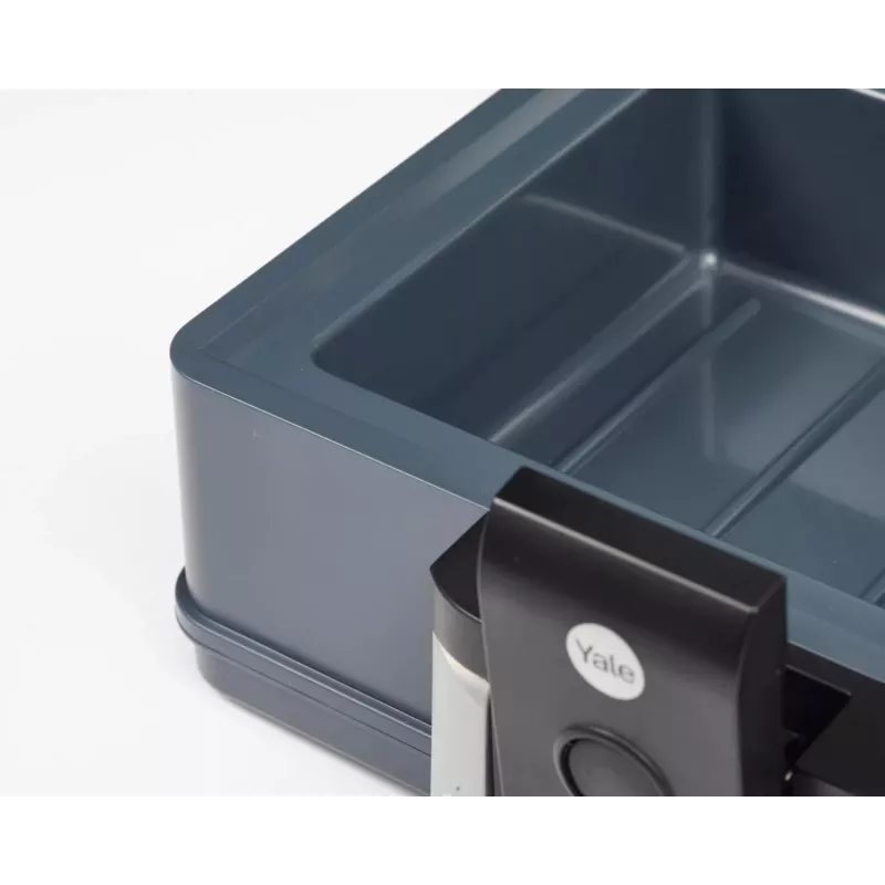 Yale YFC/154/KB1 ugniai atspari seifinė dėžutė 5 l plastikinis pilkas
