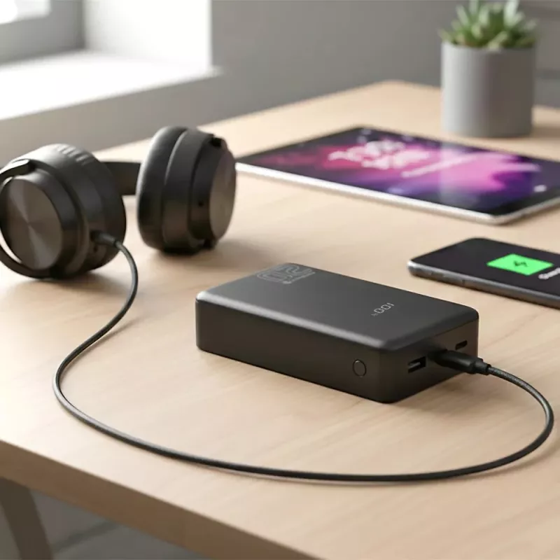 Išorinė baterija everActive EB-22QB 20 000 mAh, 2× USB-C 20 W, Quick Charge 4.0