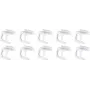 Keystone Blank Adapter ShiverPeaks 08-10122 — Hexagon white keystone insert for network faceplates