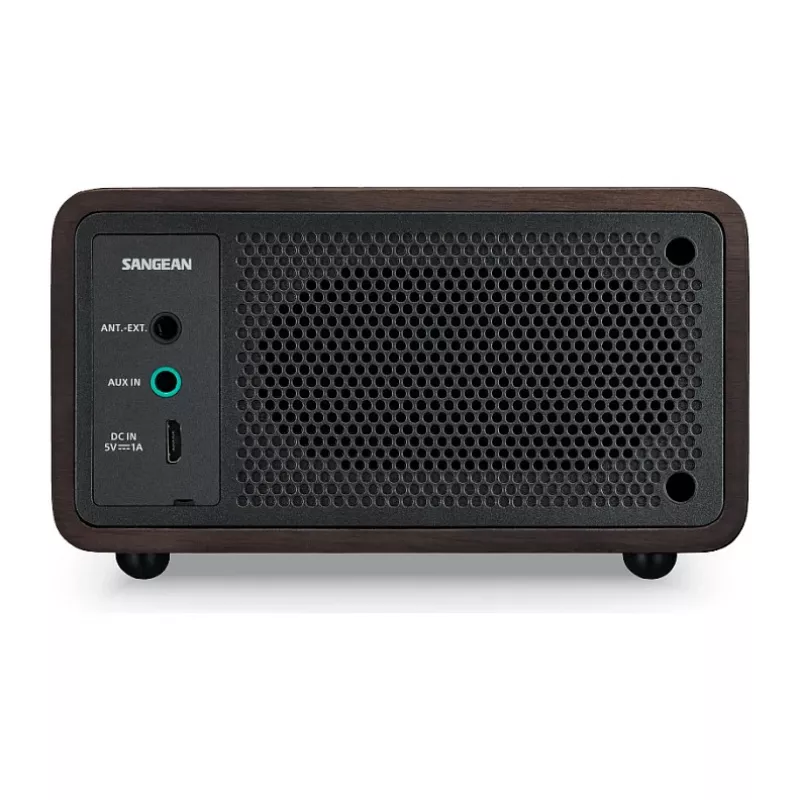 Radijas Sangean DDR-7 Dark Wood FM/AM su Bluetooth — kompaktiškas stalinis imtuvas su medžio apdaila