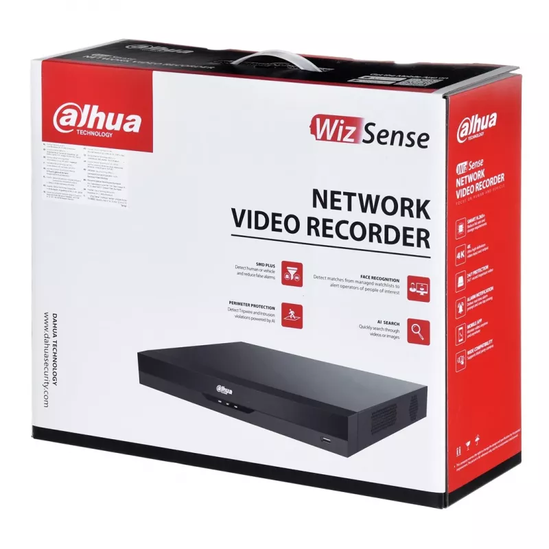 Tinklo vaizdo registratorius DAHUA NVR4216-EI — 16 kanalų 1920×1080, 6 TB, 1U, juodas