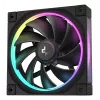120 mm PC ventiliatorius DeepCool FL12 3-in-1 Juoda, 120×25 mm, 2150 RPM, Fluid Dynamic Bearing, PWM, 55 CFM, 32 dB, 3 vnt. pakuotė