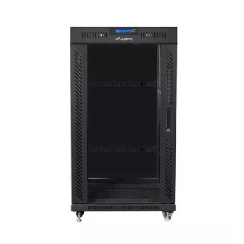 Stovas 19 colių 22U 600x600 mm juodas LANBERG FF01-6622-12BL