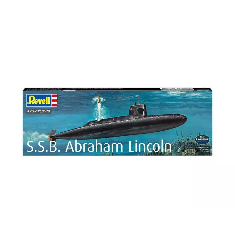 Plastikinis laivo modelis REVELL S.S.B. Abraham Lincoln mastelis 1/253