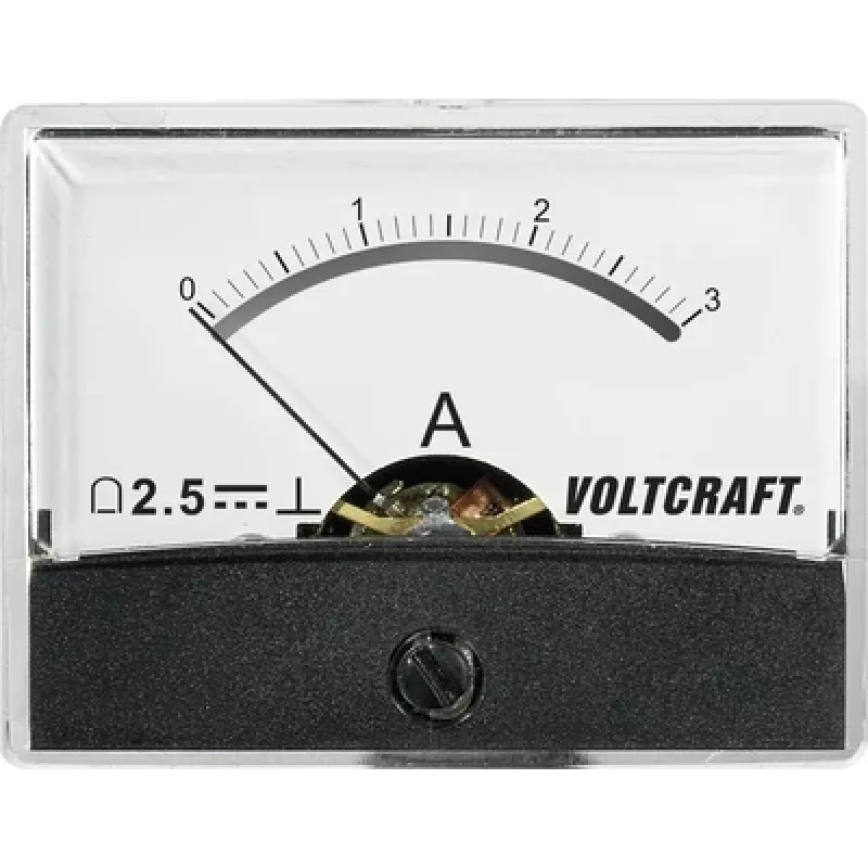 Voltcraft AM-60X46/3A/DC montavimo matavimo prietaisas AM-60X46/3A/DC 3 A magnetoelektrinis matuoklis (AM-60X46/3A/DC)