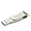 Hama C-Rotate Pro USB atmintinė 256 GB USB Type-A / USB Type-C 3.2 Gen 1 (3.1 Gen 1) sidabrinė