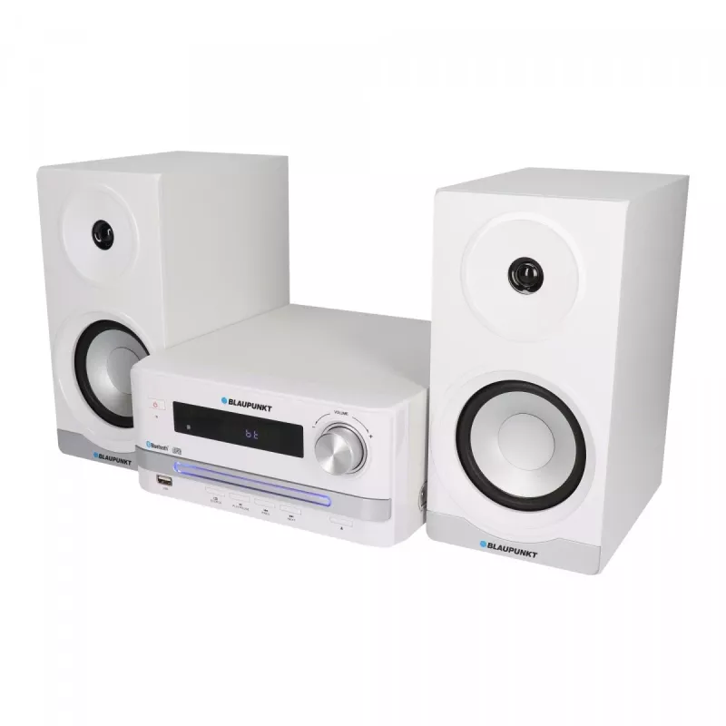 Namų garso mikro sistema BLAUPUNKT MS16BT 15 W, CD/USB/MP3, Bluetooth, FM RDS, balta