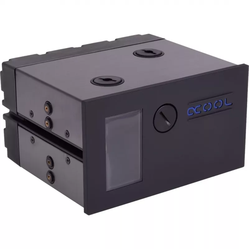Alphacool Eisfach - Single Laing D5 - Dual 5,25 Bay Station (15247)