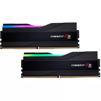 DIMM 32 GB DDR5-6000 (2x 16 GB) Dual-Kit, Arbeitsspeicher schwarz, F5-6000J3238F16GX2-TZ5RK, Trident Z5 RGB, INTEL XMP