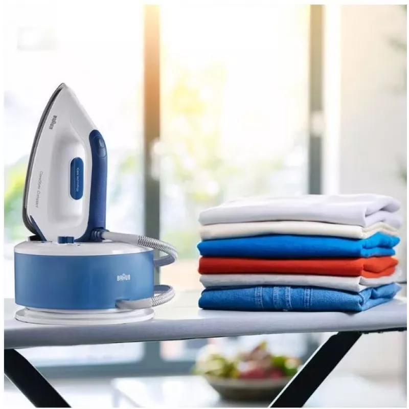 Braun CareStyle Compact IS 2143 BL 2400 W 1,5 L EloxalPlus padas Mėlyna, Balta