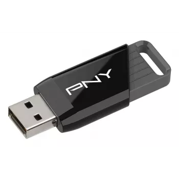 PNY Attaché X, 64 GB, USB Type-A, 3.2 Gen 1 (3.1 Gen 1), 130 MB/s, Dia, Juodas