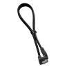 CableMod ModMesh stačiu kampu SATA 3 kabelis 30 cm - juodas