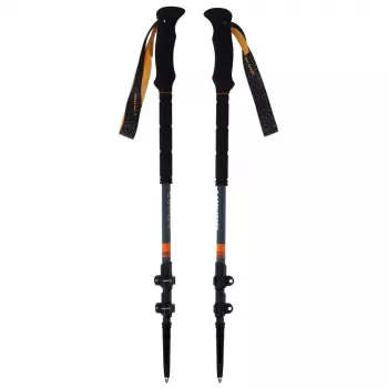 Viking Nelio Pro Trekking Poles, Black/Green