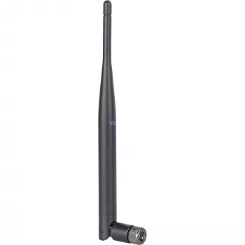 DeLOCK WLAN antena - antena - 5 dBi (2,5 GHz dažniui), 5 dBi (5,825 GHz dažniui) - visakryptė - juoda (88393)
