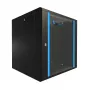 Ant sienos montuojamas stovas Extralink Rackmount spinta 12U 600x600 juoda