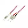 LogiLink - Patch-Cable - SC multi-mode (M) į LC Multi-Mode (M) - 1,0 m - Skaidulinė optika - Duplex - 50/125 mikrometrai - OM4 - Be halogenų - viržinė violetinė (FP4LS01)