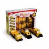 Transporto priemonių rinkinys Popular Playthings Mix or Match Vehicles Construction Juoda Geltona
