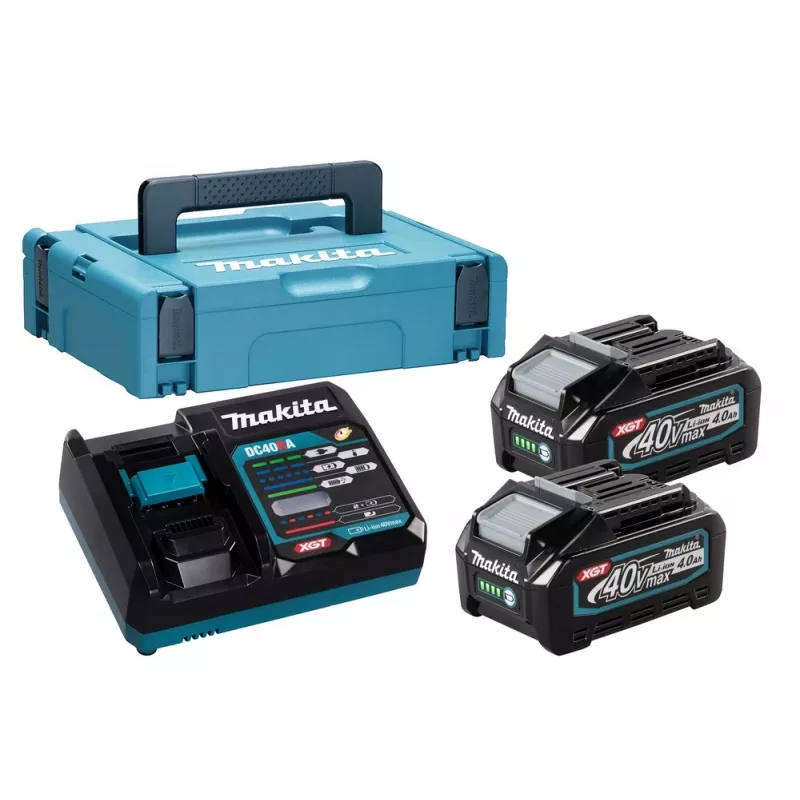 Makita XGT baterijos ir įkroviklio rinkinys