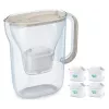 Vandens filtro ąsotis BRITA Style Essential 2,4 L su 4 smėlio kasetėmis
