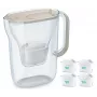 Vandens filtro ąsotis BRITA Style Essential 2,4 L su 4 smėlio kasetėmis