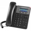 DECT telefonas Grandstream GXP1610 — juodas, LCD 132×48 px, ausinės (RJ-9), 1 ragelis, telefonų knyga 500, garsiakalbis