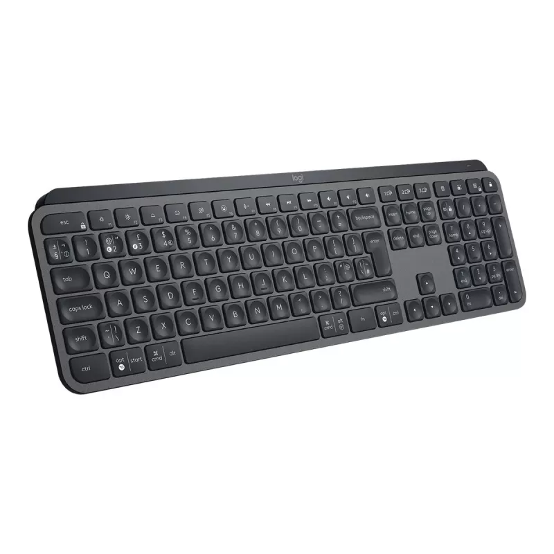 Logitech MX Keys for Business - klaviatūra - apšviečiama - belaidė - Bluetooth, 2,4 GHz - QWERTY - GB - grafitas (920-010250)