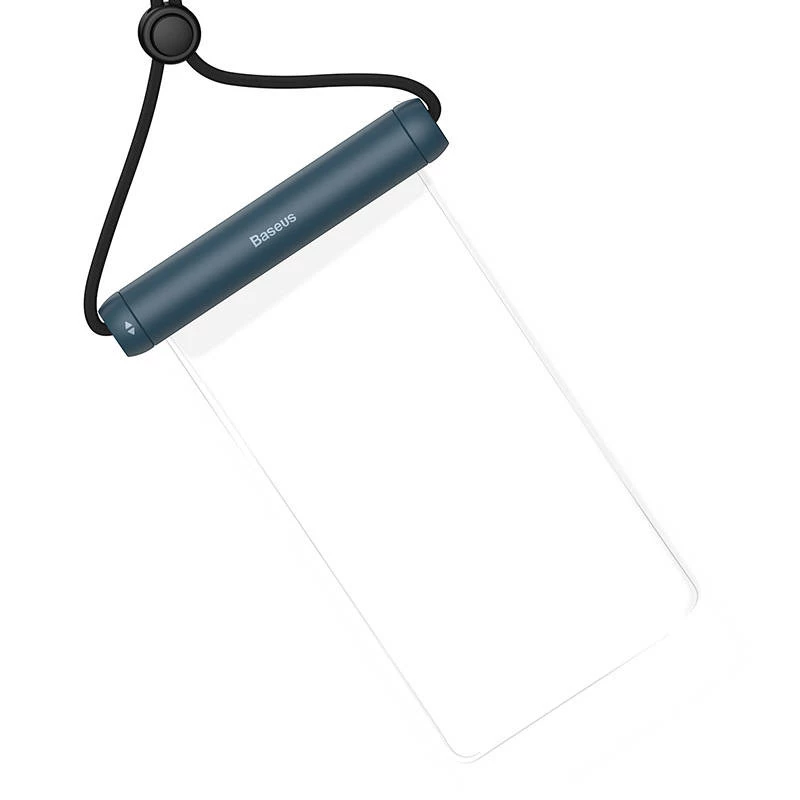 Neperšlampamas išmaniojo telefono dėklas Baseus Cylinder Slide-cover — mėlynas, universalus apsauginis dėklas
